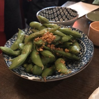 Shige Sushi Japanese Kitchen - Garlic edamame - Sushi Bars Near Me - Sonoma, California Shige Sushi Japanese Kitchen - Garlic edamame - Sushi Bars Near Me - Sonoma, California