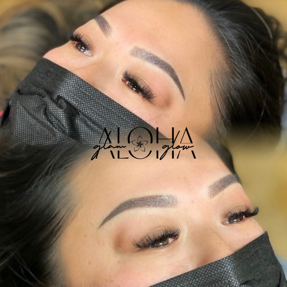 Aloha Glam & Glow Artistry Logo