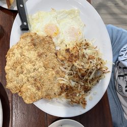 Cafe 290 - Chicken Fried Steak and Eggs