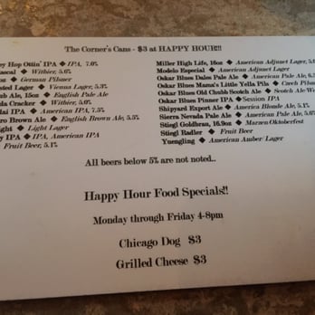 The Corner - Menu - Cocktail Bars Near Me - Miami, Florida The Corner - Menu - Cocktail Bars Near Me - Miami, Florida