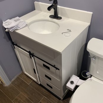 JT Plumbing and Rooter - Set new vanity and faucet. - Plumbing Near Me JT Plumbing and Rooter - Set new vanity and faucet. - Plumbing Near Me