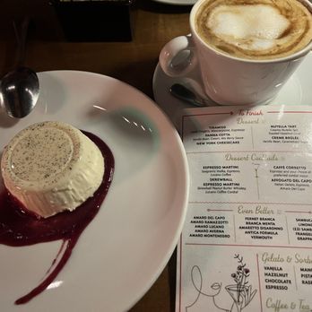 Botte Brooklyn - Panna Cotta and cappuccino - Italian Near Me - Brooklyn, New York