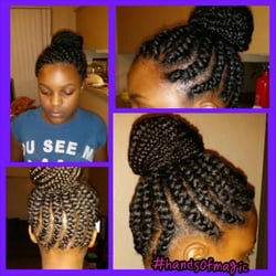Hair Magic by Hands of Magic - Braid styles high bun