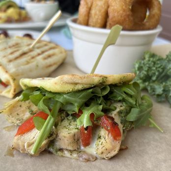 The Veranda Restaurant - Italian Chicken Pesto Panini - Desserts Near Me - Fallbrook, California