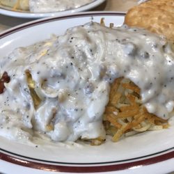 Huddle House - This was our drowned stuffed hashbrowns
