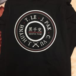 Custom line shirts for fam!