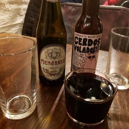 I asked the server his favorite beers and he recommended these plus a glass of red wine.