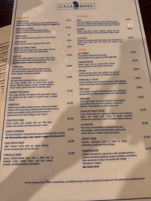 Menu photo 2 Casa Maya Grill Deerfield Beach, FL Menu photo 2 Casa Maya Grill Deerfield Beach, FL