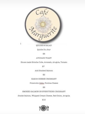 Menu photo 3 Cafe Marguerite Margaretville, NY
