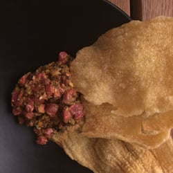 Bar Liberty - Beef tartare with corn crisps