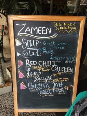 Menu photo 8 Zameen Mediterranean Cuisine Aptos, CA