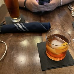 Whisky Tango - Texas old fashioned and Dave's yuengling