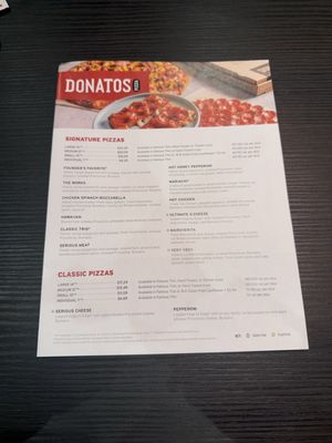 Menu photo 3 Donatos Pizza Flower Mound, TX Menu photo 3 Donatos Pizza Flower Mound, TX