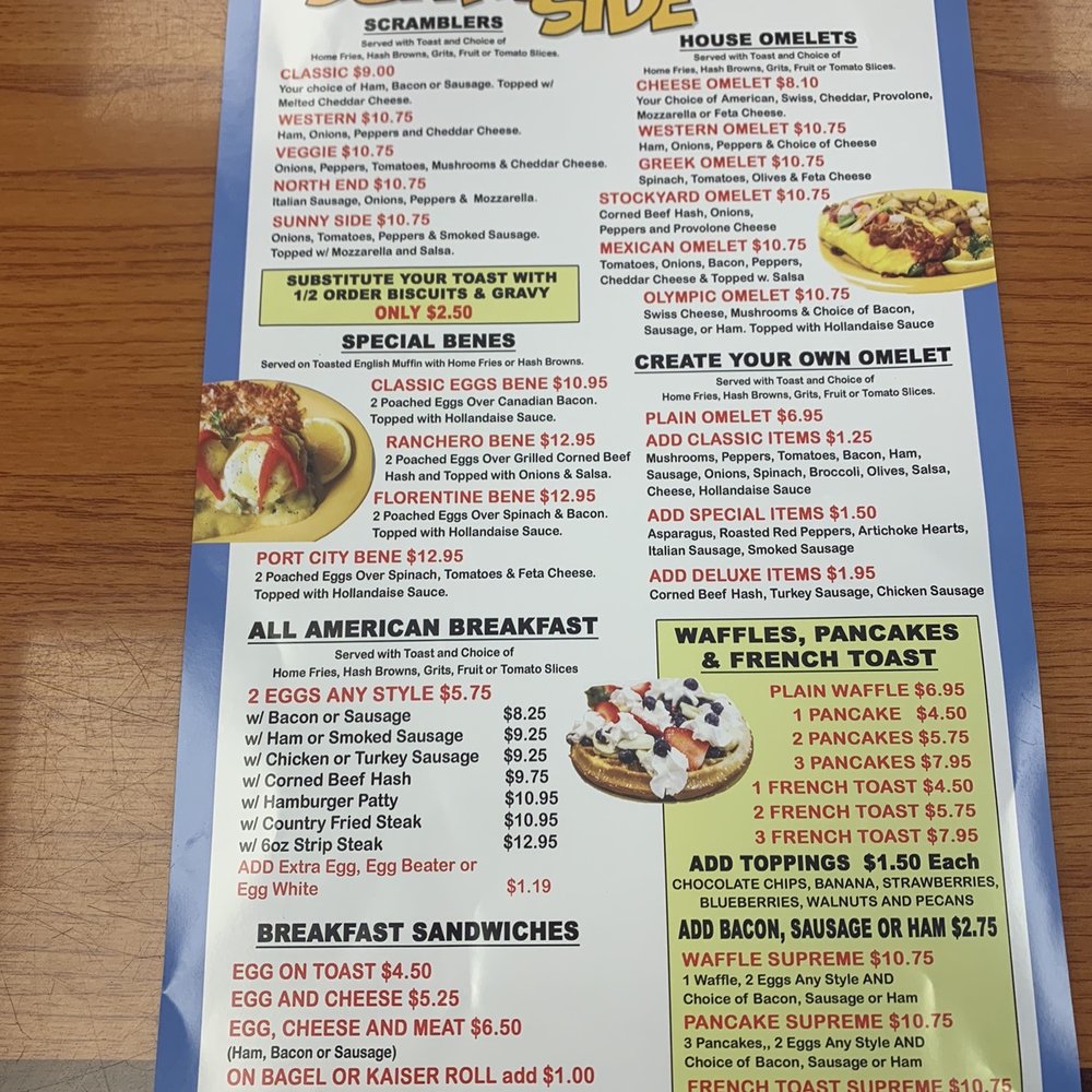 Sunnyside Cafe - Menu - Cafes Near Me - Melbourne Beach, Florida Sunnyside Cafe - Menu - Cafes Near Me - Melbourne Beach, Florida