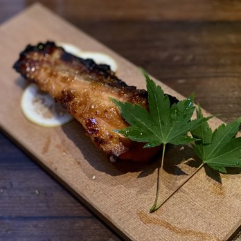 Rintaro - Yakizakana, 5th course: charcoal-grilled California king salmon yuanyaki with meyer lemon | ig @voyeges - Izakaya Near Me - San Francisco, California Rintaro - Yakizakana, 5th course: charcoal-grilled California king salmon yuanyaki with meyer lemon | ig @voyeges - Izakaya Near Me - San Francisco, California