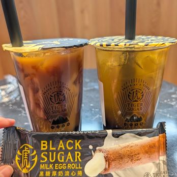 Tiger Sugar - brown sugar boba milk tea - Bubble Tea Near Me - Centreville, Virginia