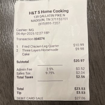 H & T's Homecooking - Southern Near Me - Nashville, Tennessee H & T's Homecooking - Southern Near Me - Nashville, Tennessee