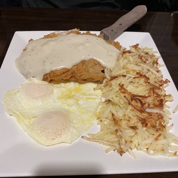 Eddie's Diner - Chicken fried steak. Crispy! - Breakfast & Brunch Near Me - Plano, Texas