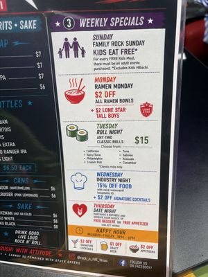 Menu photo 3 Rock N Roll Sushi Mansfield, TX