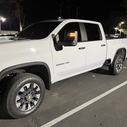 Truck with tinted windows Truck with tinted windows