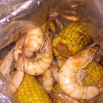 The Crab Shack - tasty shrimp with corn :) - Seafood Near Me - Carson, California