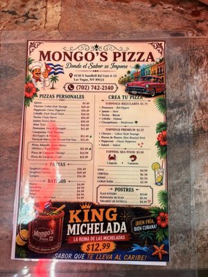 Menu photo 2 Mongo's Sandwich & Pizza Las Vegas, NV Menu photo 2 Mongo's Sandwich & Pizza Las Vegas, NV