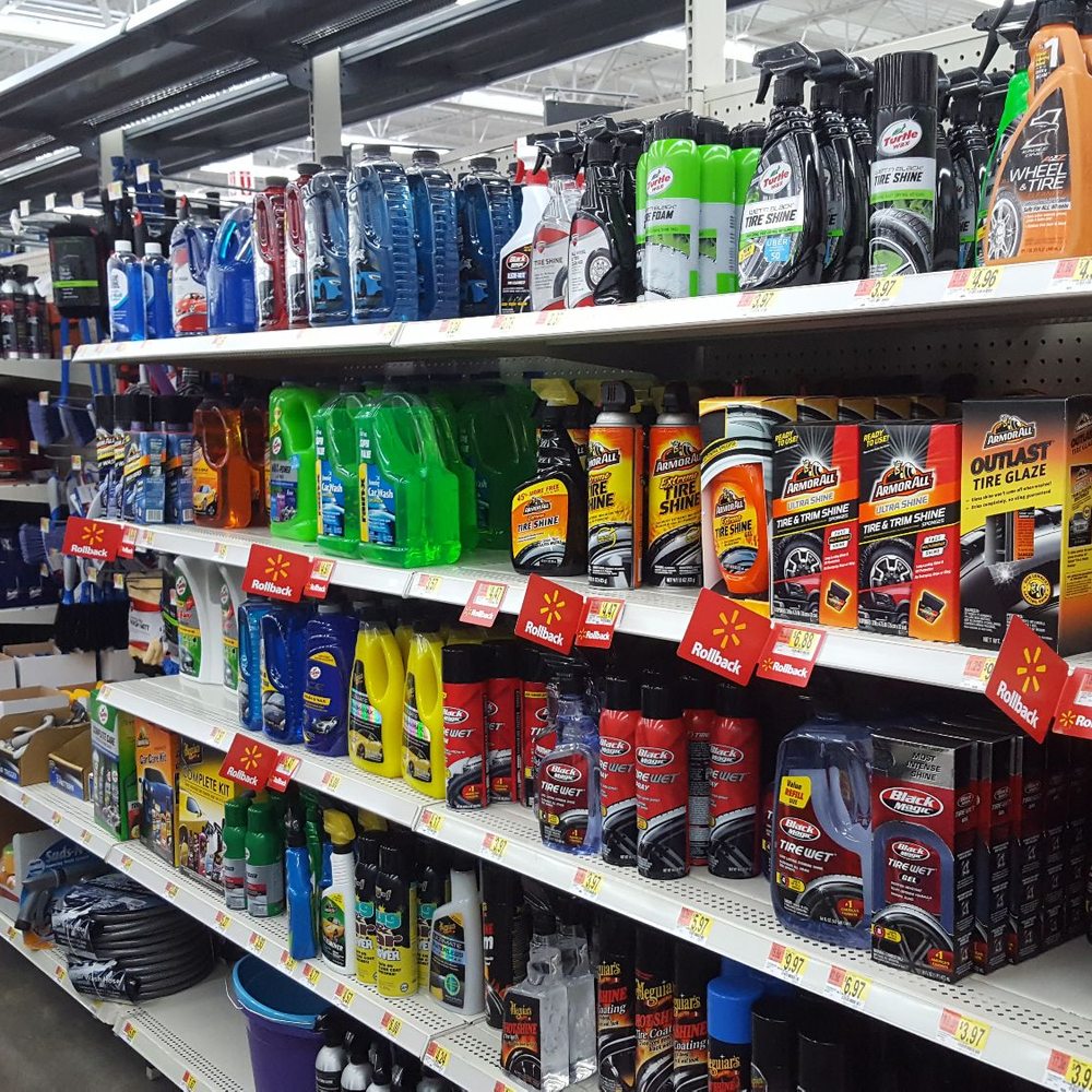 Oodles of car cleaning supplies