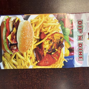 Dip N Dine - The chicken is always fresh and has a distinctive taste, and the hamburgers and french fries are always delicious too. - Tacos Near Me - Pomona, California
