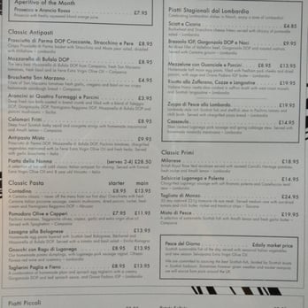 Contini - April 2014 menu - Italian Near Me - Edinburgh, EDH Contini - April 2014 menu - Italian Near Me - Edinburgh, EDH