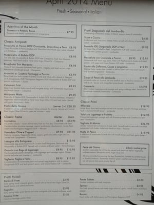 Menu photo 3 Contini Edinburgh, EDH Menu photo 3 Contini Edinburgh, EDH