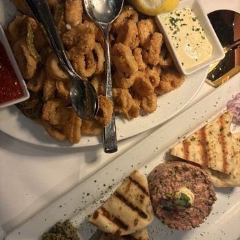 Steak 48 - Rhode Island Calamari & Shrimp and Wagyu Beef Tartare* - Steakhouses Near Me - Beverly Hills, California Steak 48 - Rhode Island Calamari & Shrimp and Wagyu Beef Tartare* - Steakhouses Near Me - Beverly Hills, California