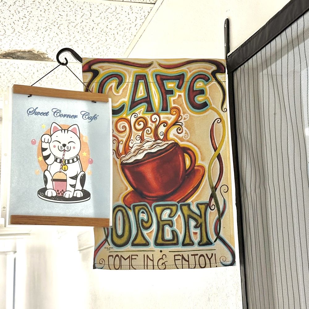 Sweet Corner Cafe - Cafe's sign in hallway - Comfort Food Near Me - Aiea, Hawaii Sweet Corner Cafe - Cafe's sign in hallway - Comfort Food Near Me - Aiea, Hawaii