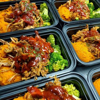 ChefFIT Meal Plans - BBQ pulled pork and sweet mashed potatoes!! - Personal Chefs Near Me - Lantana, Florida