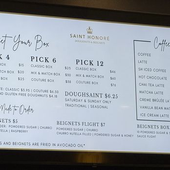 Saint Honoré - Saint Honore menu - Donuts Near Me - Las Vegas, Nevada Saint Honoré - Saint Honore menu - Donuts Near Me - Las Vegas, Nevada