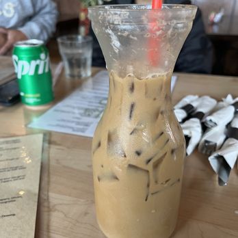 Sage Social Eatery - Iced horchata latte - Latin American Near Me - Covina, California