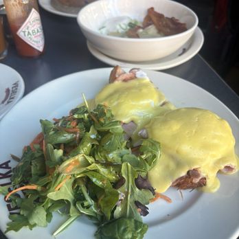 Veselka - Eggs Benedict on potato pancakes - Ukrainian Near Me - New York, New York Veselka - Eggs Benedict on potato pancakes - Ukrainian Near Me - New York, New York