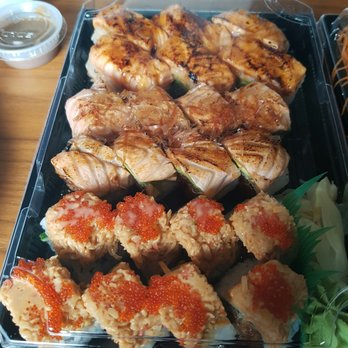 Nami Sushi and Grill - Battera pressed sushi rolls - Japanese Near Me - Calgary, Alberta Nami Sushi and Grill - Battera pressed sushi rolls - Japanese Near Me - Calgary, Alberta