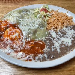 Las Gorditas Mexican Food - Red&green huevos rancheros