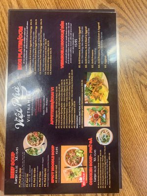 Menu photo 4 Viet Pho Restaurant Vallejo, CA