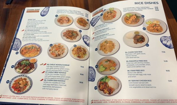 Menu photo 3 Charm Siam Restaurant Long Beach, CA