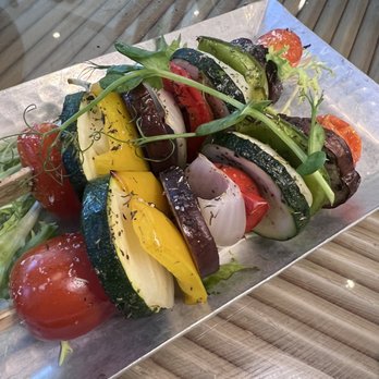 Amal - Grilled Vegetable Skewer - Lebanese Near Me - Miami, Florida