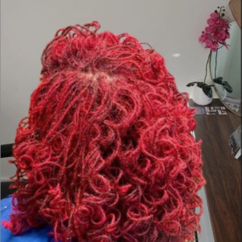 Victory Locks - Here's an example of a wet set using flexi rods on an old retightening. - Hair Stylists Near Me - Belleville, Michigan Victory Locks - Here's an example of a wet set using flexi rods on an old retightening. - Hair Stylists Near Me - Belleville, Michigan