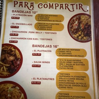 Platanutres Bar and Gril - Menu - Puerto Rican Near Me - Yabucoa, Puerto Rico Platanutres Bar and Gril - Menu - Puerto Rican Near Me - Yabucoa, Puerto Rico