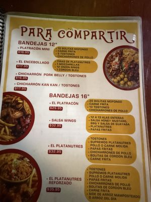 Menu photo 1 Platanutres Bar and Gril Yabucoa, PR Menu photo 1 Platanutres Bar and Gril Yabucoa, PR