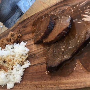 Don Criollito - Asado negro and ropa vieja (both beef) with white rice and their beef sauce - Venezuelan Near Me - Miami, Florida