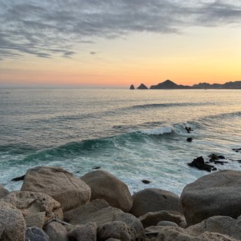 Sunset Monalisa - View from our table - Mediterranean Near Me - Cabo San Lucas, BCS
