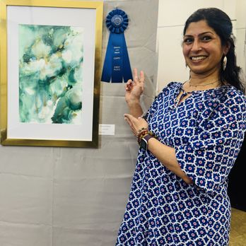 Rashmi Rao Designs - Echoes of Earth-Alcohol inks, First Place in Watercolors category, Spring Art #showyourwork, Livermore, April 2025 - Art Classes Near Me Rashmi Rao Designs - Echoes of Earth-Alcohol inks, First Place in Watercolors category, Spring Art #showyourwork, Livermore, April 2025 - Art Classes Near Me