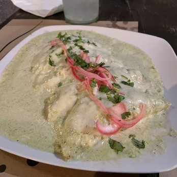 Landi's - Shrimp enchiladas - yum! - Mexican Near Me - Todos Santos, BCS