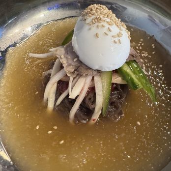 Ham Ji Bak Korean BBQ - 함지박 돼지갈비 BBQ - cold noodles - Korean Near Me - Carrollton, Texas