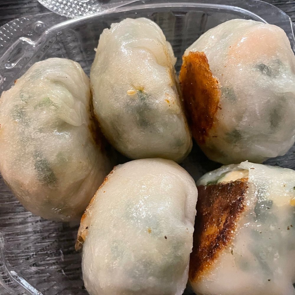 D T Dim Sum & Tea - 31. Pan Fried Chive Dumpling - Coffee & Tea Near Me - San Leandro, California D T Dim Sum & Tea - 31. Pan Fried Chive Dumpling - Coffee & Tea Near Me - San Leandro, California